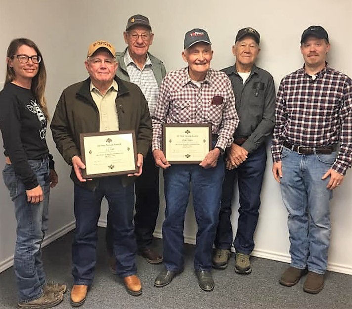 Delta Soil and Water Conservation District reps recognized for service years